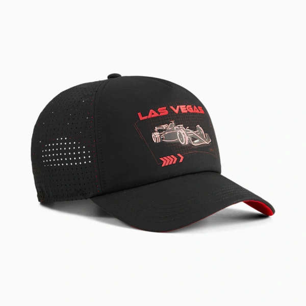 F1® Las Vegas Trucker kapa PUMA—Očarljiva in dirkaško navdihnjena! Osvojite mesto s stilom!